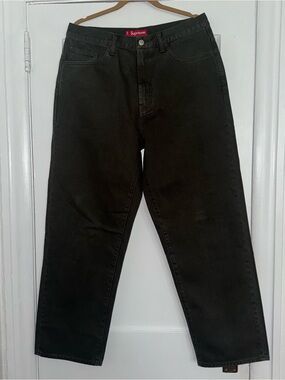 Supreme | Jeans | Supreme Washed Regular Star Logo Jeans | Poshmark